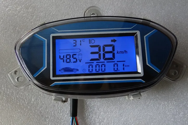 speedometer colored/blue/white light gauge with shell 48-96v LCD DISPLAY pedal scooter motorcycle instrument board dashboard
speedometer colored/blue/white light gauge with shell 48-96v LCD DISPLAY pedal scooter motorcycle instrument board dashboard