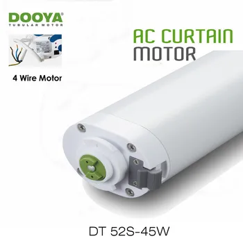 Dooya DT52S 45w Electric Curtain Motor,4 Wire Strong Power Engineering Motor for Open Close Window Curtain Track,Home Automation
Dooya DT52S 45w Electric Curtain Motor,4 Wire Strong Power Engineering Motor for Open Close Window Curtain Track,Home Automation