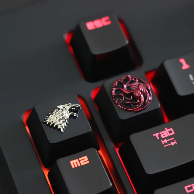 1 pcs Game of Thrones Zinc-aluminum key cap mechanical keyboard keycaps for personalization, for mechanical keyboard R4 height
1 pcs Game of Thrones Zinc-aluminum key cap mechanical keyboard keycaps for personalization, for mechanical keyboard R4 height