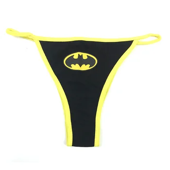 Women Sexy Batman G-String Thongs Lingerie Superman Underwear Captain America Briefs Panties Knickers
Women Sexy Batman G-String Thongs Lingerie Superman Underwear Captain America Briefs Panties Knickers
