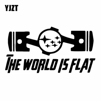YJZT 16.3X8.4CM THE WORLD IS FLAT CAR STICKER DECAL VINYL JDM CREATIVE CARTOON Black/Silver C26-0246
YJZT 16.3X8.4CM THE WORLD IS FLAT CAR STICKER DECAL VINYL JDM CREATIVE CARTOON Black/Silver C26-0246
