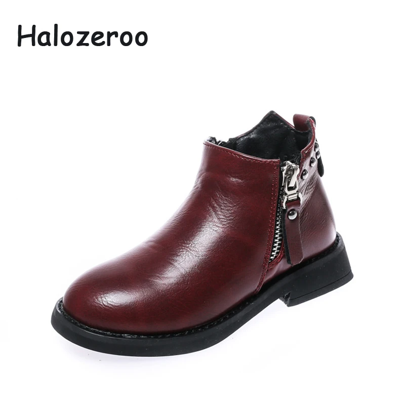 Halozeroo New Winter Baby Girl Pu Leather Ankle Boots Children Warm Shoes Kid Brand Black Shoes Toddler Boy Soft Rivet Shoes
Halozeroo New Winter Baby Girl Pu Leather Ankle Boots Children Warm Shoes Kid Brand Black Shoes Toddler Boy Soft Rivet Shoes