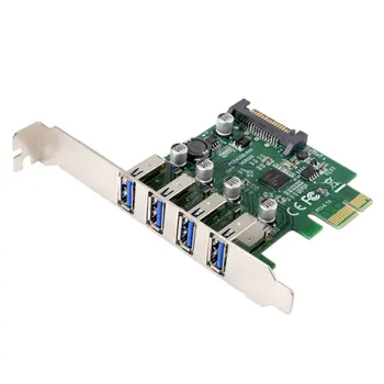 Low Profile 4 Ports PCI-E to USB 3.0 HUB PCI Express Expansion Card Adapter 5Gbps for Motherboard
Low Profile 4 Ports PCI-E to USB 3.0 HUB PCI Express Expansion Card Adapter 5Gbps for Motherboard