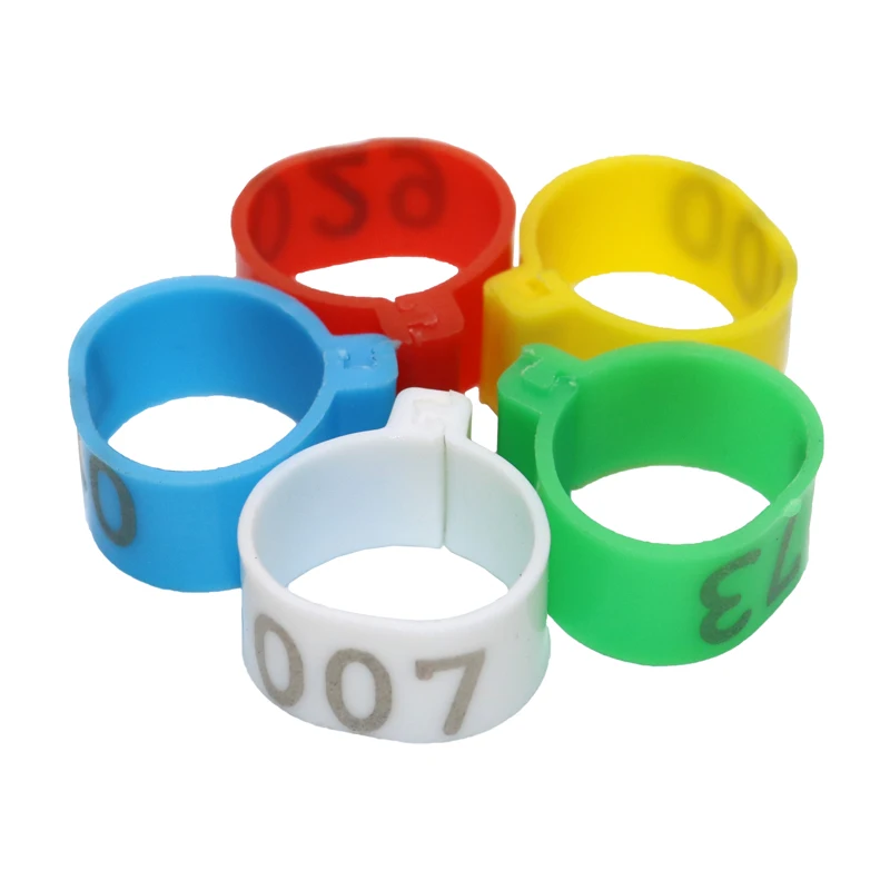 100Pcs/set Plastic Open Type Buckle Chicken Duck Goose Inner Diameter 2.0cm 5 Colors Digital Foot Ring Poultry Farming Equipment
100Pcs/set Plastic Open Type Buckle Chicken Duck Goose Inner Diameter 2.0cm 5 Colors Digital Foot Ring Poultry Farming Equipment