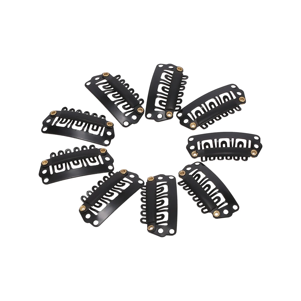 40Pcs/set U Shape Wig Clips for Hair Extension Cap Wig Fix Toupee Hairpiece Clips Hair Snap Clips Accessory Tools Black
40Pcs/set U Shape Wig Clips for Hair Extension Cap Wig Fix Toupee Hairpiece Clips Hair Snap Clips Accessory Tools Black