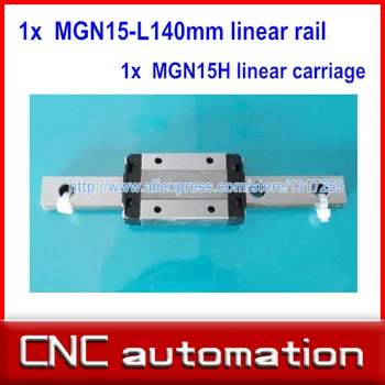 NEW 15mm miniature linear guide MGN15 L= 140mm rail + MGN15H CNC block for 3D printer parts XYZ cnc parts
NEW 15mm miniature linear guide MGN15 L= 140mm rail + MGN15H CNC block for 3D printer parts XYZ cnc parts