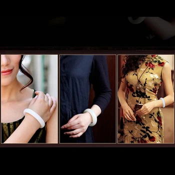 Grade A High Quality chinese jade bracelets Chinese Natural Beautiful white Emerald Nephrite Jade Bangle 52-60mm Inner Diameter
Grade A High Quality chinese jade bracelets Chinese Natural Beautiful white Emerald Nephrite Jade Bangle 52-60mm Inner Diameter