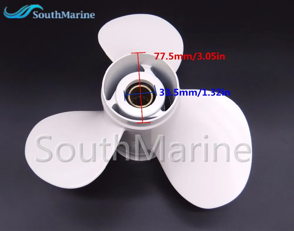 Outboard Motor T40-04070000 T40-04070000-12 Propeller for Parsun HDX Makara T40 T30 BM T36J T40J F30 F40 F60 11 3/8x12-G
Outboard Motor T40-04070000 T40-04070000-12 Propeller for Parsun HDX Makara T40 T30 BM T36J T40J F30 F40 F60 11 3/8x12-G