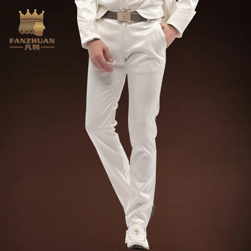 FANZHUAN Featured Brands Clothing Men Dress Trousers Men's Groom Wedding White Pants Straight Pants Full Length Pants For Men
FANZHUAN Featured Brands Clothing Men Dress Trousers Men's Groom Wedding White Pants Straight Pants Full Length Pants For Men