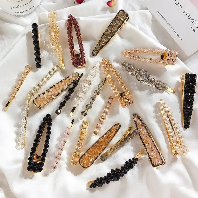 25 Types Korean Ladies Side Bangs Decorative Hair Clips Luxury Jewelry Faux Crystal Handmade Beading Duckbill Hairpins Barrette
25 Types Korean Ladies Side Bangs Decorative Hair Clips Luxury Jewelry Faux Crystal Handmade Beading Duckbill Hairpins Barrette