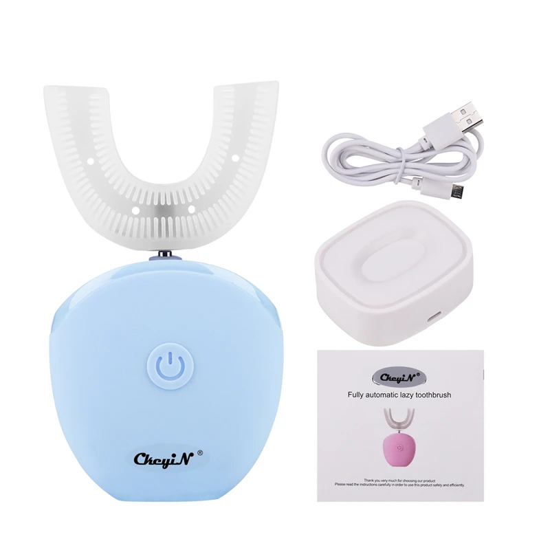 360 Degree Soft Wave Brush Intelligent Automatic Sonic Lazy Electric Toothbrush USB Rechargeable Ultrasonic U Shape LED Light
360 Degree Soft Wave Brush Intelligent Automatic Sonic Lazy Electric Toothbrush USB Rechargeable Ultrasonic U Shape LED Light