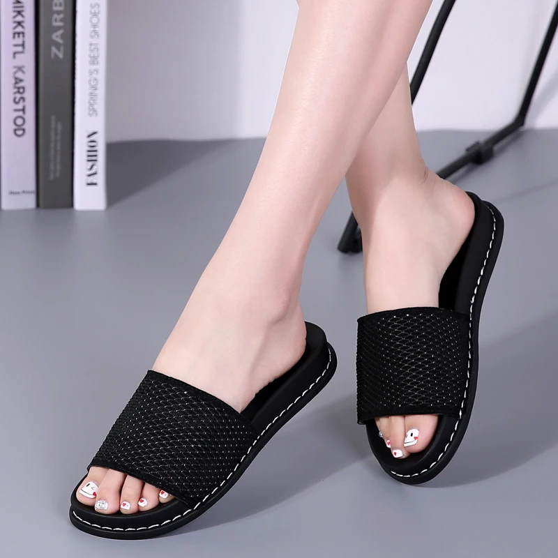 Summer Women Slippers Flats Sandals Shoes Women Beach Shoes Casual Home Slip-on Cutout Round Toe Leather Suede Flat Flip Flops
Summer Women Slippers Flats Sandals Shoes Women Beach Shoes Casual Home Slip-on Cutout Round Toe Leather Suede Flat Flip Flops