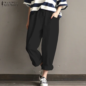 2019 ZANZEA Women Casual Pants Wide Leg Pants High Waist Harem Long Trouser Summer Solid Pockets Pantalon Femme Streetwear S-5XL
2019 ZANZEA Women Casual Pants Wide Leg Pants High Waist Harem Long Trouser Summer Solid Pockets Pantalon Femme Streetwear S-5XL