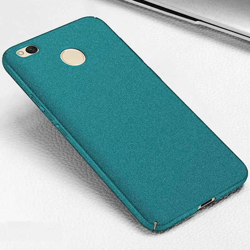 Ультра тонкий жесткий чехол для Xiaomi redmi 4X полная защита rock sand матовый телефона pro |