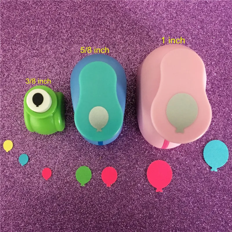 Balloon (3/8",5/8",1") craft punch children manual party globo hole punches cortador de papel de scrapbook Balao shaped puncher
Balloon (3/8",5/8",1") craft punch children manual party globo hole punches cortador de papel de scrapbook Balao shaped puncher