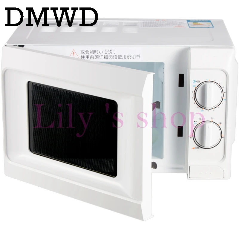 Image DMWD 700W Household Microwave Oven Mini multifunctional Mechanical Timer Control Microwave Oven 20L with 30 minutes timer EU US
