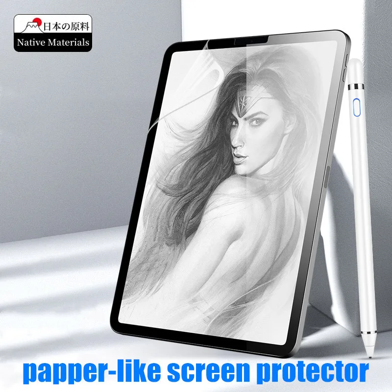 Paper Like Screen Protector Film Matte PET Anti Glare Painting For Apple iPad mini5 For 9.7 10.5 11 12.9 inch 2016 2017 2018
Paper Like Screen Protector Film Matte PET Anti Glare Painting For Apple iPad mini5 For 9.7 10.5 11 12.9 inch 2016 2017 2018