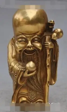 S542 6 6"China Bronze copper Taoism FengShui old People Longevity God Shouxing Statue discount 30% (C0324)
S542 6 6"China Bronze copper Taoism FengShui old People Longevity God Shouxing Statue discount 30% (C0324)