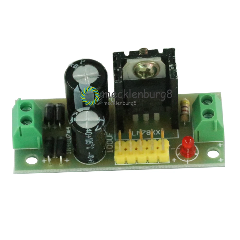 L7805 LM7805 Step Down Converter 7.5 V-20 V to 5 V Controller Buck Power Supply Module for Arduino
L7805 LM7805 Step Down Converter 7.5 V-20 V to 5 V Controller Buck Power Supply Module for Arduino