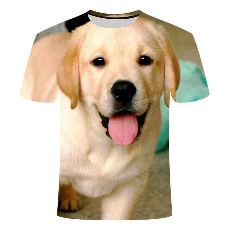 3D printed pet dog T-shirts Labrador retriever large size 6XL T-shirt pattern can be customized Buy more than one discount 2019
3D printed pet dog T-shirts Labrador retriever large size 6XL T-shirt pattern can be customized Buy more than one discount 2019