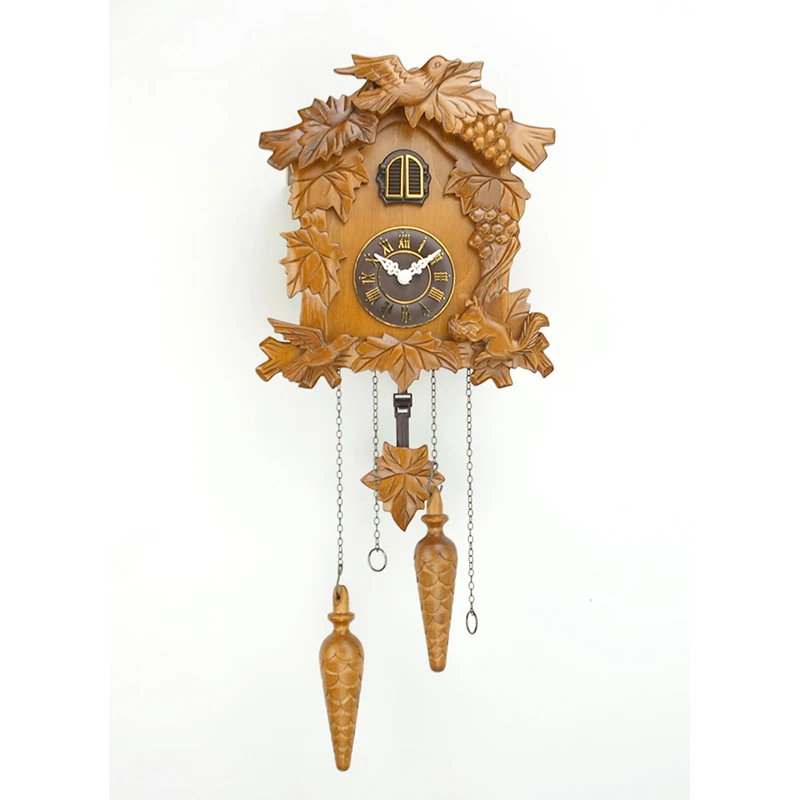 Retro Wooden Cuckoo Wall Clock Antique Style Bird Alarm Clock Watch Decoration Home Day Time Alarm Living Room
Retro Wooden Cuckoo Wall Clock Antique Style Bird Alarm Clock Watch Decoration Home Day Time Alarm Living Room