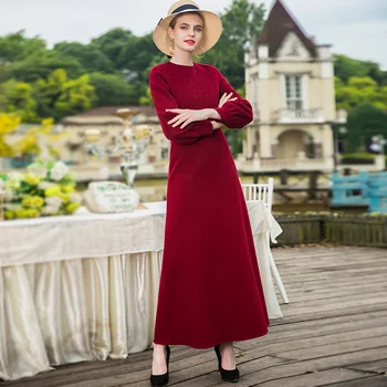 Office Lady Autumn Winter Wool Evening Long Dress Plus Size Long Sleeves Night Maxi Dresses 6923
Office Lady Autumn Winter Wool Evening Long Dress Plus Size Long Sleeves Night Maxi Dresses 6923