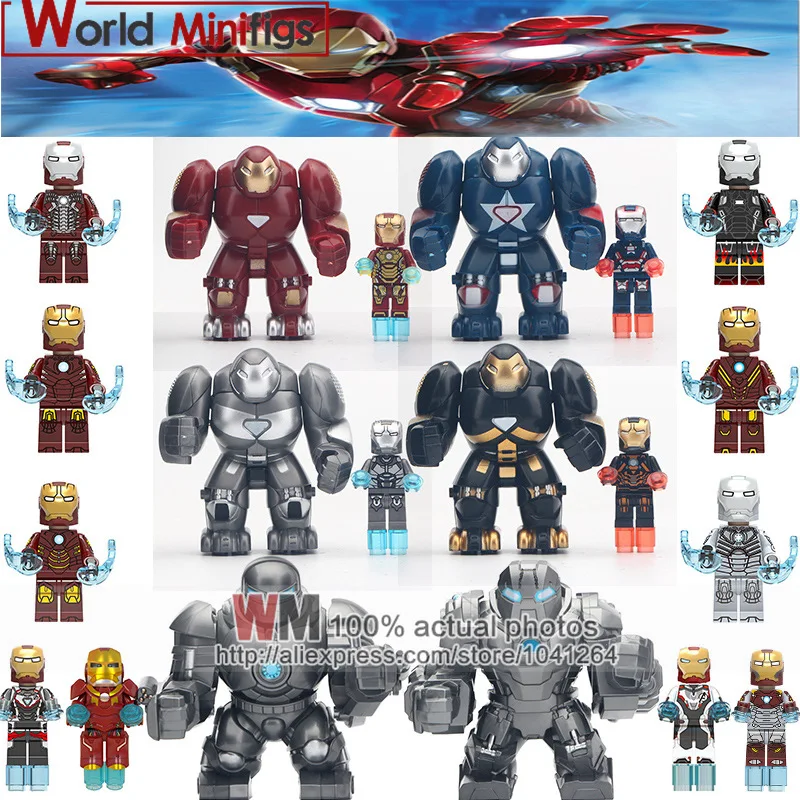Singel Sale Iron Man Hulkbuster Figure Ironman Super Heroes Marvel Avengers Building Blocks Model Bricks Gift Toys For Children
Singel Sale Iron Man Hulkbuster Figure Ironman Super Heroes Marvel Avengers Building Blocks Model Bricks Gift Toys For Children