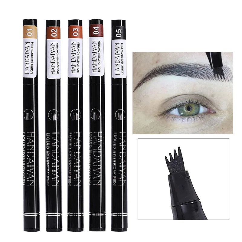 1 Piece Eyes Makeup Eyebrow Pencil Four-fork Soft Liquid Eye Brow Pen New Design Easy to Wear Eyebrow Drawing Shaping Pigment
1 Piece Eyes Makeup Eyebrow Pencil Four-fork Soft Liquid Eye Brow Pen New Design Easy to Wear Eyebrow Drawing Shaping Pigment