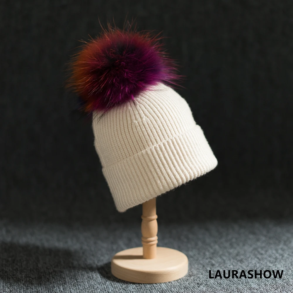 LAURASHOW 16CM Multi C Real Mink Fur PomPoms Ball Keep Warm Winter Hat Women Girl Wool Hat Knitted Beanies Cap Female Cap
LAURASHOW 16CM Multi C Real Mink Fur PomPoms Ball Keep Warm Winter Hat Women Girl Wool Hat Knitted Beanies Cap Female Cap