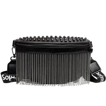 FGGS-Women Punk Rivet Waist Bags Tassel Cool Fanny Pack Leather Chest Belt Bags Crossbody Shoulder Phone Money Bum Hip Purse
FGGS-Women Punk Rivet Waist Bags Tassel Cool Fanny Pack Leather Chest Belt Bags Crossbody Shoulder Phone Money Bum Hip Purse
