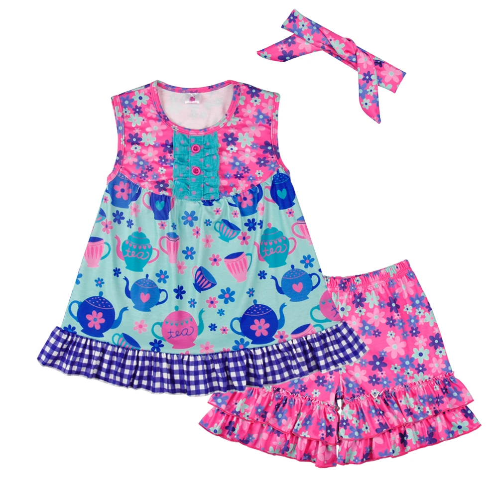2018 New Design Remake Baby Girls Sleeveless Clothing Cute Teapot Top Short Trousers Girl Boutique Clothing Outfit 2GK804-327
2018 New Design Remake Baby Girls Sleeveless Clothing Cute Teapot Top Short Trousers Girl Boutique Clothing Outfit 2GK804-327