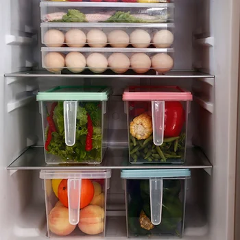 Kitchen Transparent Storage Box Food Storage Contain Sealed Home Organizer Food Container Refrigerator Storage Boxes
Kitchen Transparent Storage Box Food Storage Contain Sealed Home Organizer Food Container Refrigerator Storage Boxes