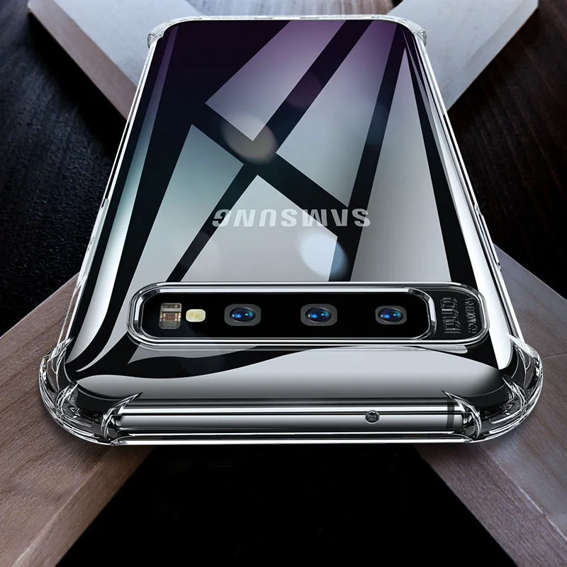 Роскошный Ударопрочный силиконовый чехол для телефона Samsung Galaxy A50 A10 A20 A30 A40 A70 M10 M20