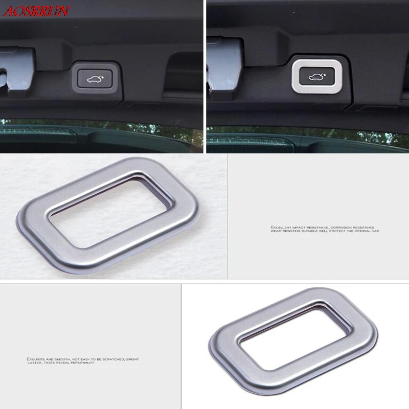 fit for Jaguar F-PACE F PACE 2016 2017 2018 Electric tailgate button frame trunk one-button switch cover Accessories car styling
fit for Jaguar F-PACE F PACE 2016 2017 2018 Electric tailgate button frame trunk one-button switch cover Accessories car styling