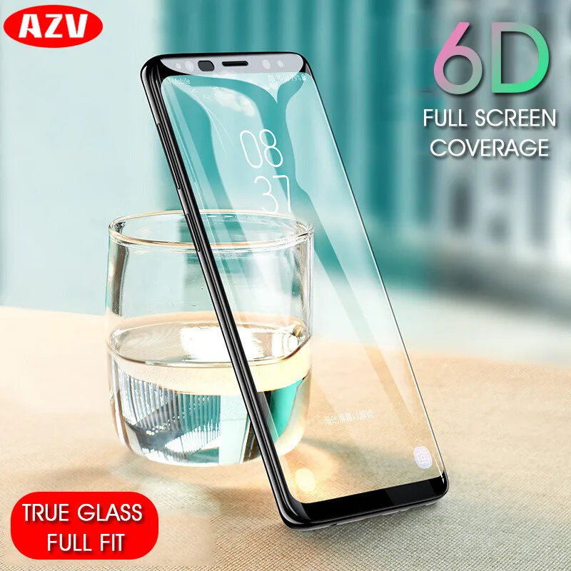 AZV 6D Curved Edge Tempered Glass For Samsung Galaxy S9 S8 Plus Note 8 Screen Protector For Samsung S7 S6 Edge Plus S8 S9 Glass
AZV 6D Curved Edge Tempered Glass For Samsung Galaxy S9 S8 Plus Note 8 Screen Protector For Samsung S7 S6 Edge Plus S8 S9 Glass