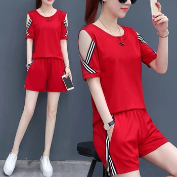 Large Size 2 Piece Set Women Women's Summer Suit Top And Shorts Year-old Female Costume Ensemble Femme Deux Pieces Tracksuit
Large Size 2 Piece Set Women Women's Summer Suit Top And Shorts Year-old Female Costume Ensemble Femme Deux Pieces Tracksuit