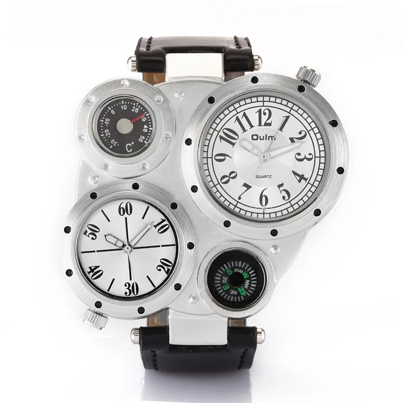 Oulm Watch Foreign Trade Hot Models/Compass Multi-Time Zone Watch Men Cool Watch 9415 Manufacturers Direct Sale
Oulm Watch Foreign Trade Hot Models/Compass Multi-Time Zone Watch Men Cool Watch 9415 Manufacturers Direct Sale