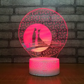 Unique Creative 3d Lamp Acrylic Energy-saving Led Table Lamp For Bedroom Modern Desk 3d Small Night Table Lamps
Unique Creative 3d Lamp Acrylic Energy-saving Led Table Lamp For Bedroom Modern Desk 3d Small Night Table Lamps