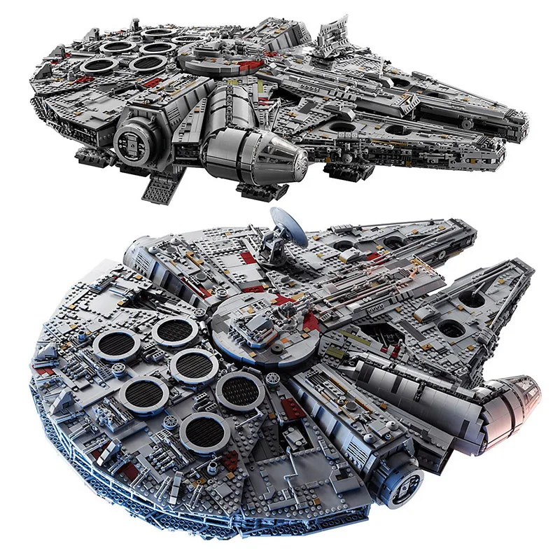 

05132 Ultimate Collector's Destroyer Star Wars Millennium Falcon Building Block 8445pcs Compatible With Legoings 75192 Star War