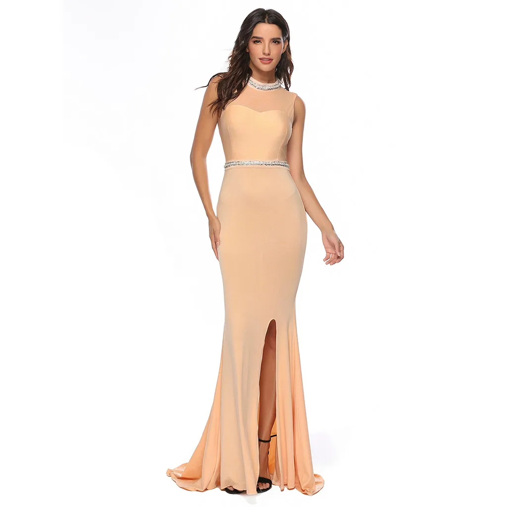 Summer Clothing Wear Sexy Women Ladies Sleeveless Long Split Dress Wedding Party Cocktail Slim Fit Body Sexy Bodycon Dress
Summer Clothing Wear Sexy Women Ladies Sleeveless Long Split Dress Wedding Party Cocktail Slim Fit Body Sexy Bodycon Dress