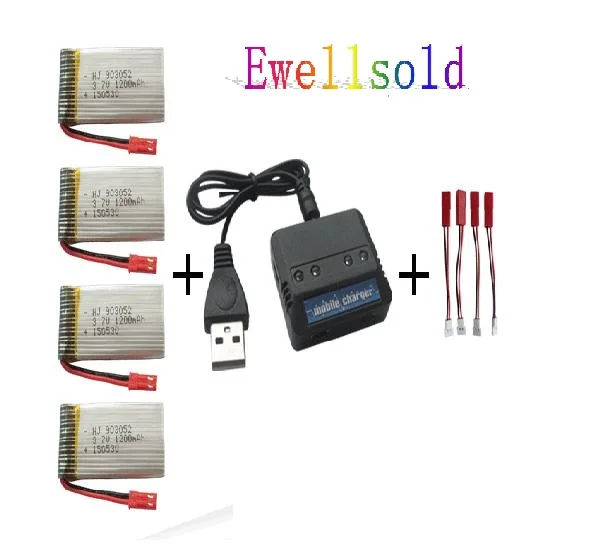 Ewellsold HQ898B H11D H11C RC Quadcopter parts 3.7V 1200mah Li-polymer battery*4pcs+4 in1 charger box 5pcs/lot
Ewellsold HQ898B H11D H11C RC Quadcopter parts 3.7V 1200mah Li-polymer battery*4pcs+4 in1 charger box 5pcs/lot