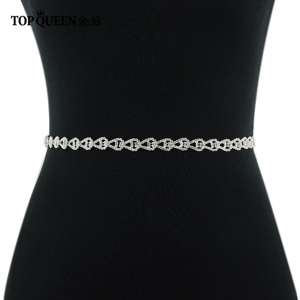 TOPQUEEN S303 Handmade Silver Bridal Belt Rhinestone belt Waistband Applique For Evening Prom Dresses belt Wedding dress belt
TOPQUEEN S303 Handmade Silver Bridal Belt Rhinestone belt Waistband Applique For Evening Prom Dresses belt Wedding dress belt