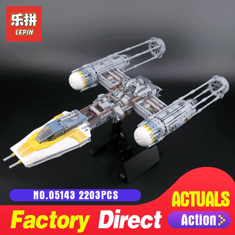 Lepin 05143 Star Series The 75181 New Y-wing Starfighter Set Model Building Blocks Bricks DIY Toys Kids As Gifts Wars LegoINGlys
Lepin 05143 Star Series The 75181 New Y-wing Starfighter Set Model Building Blocks Bricks DIY Toys Kids As Gifts Wars LegoINGlys