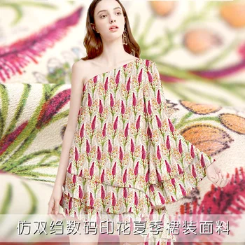 Digital printing imitation crepe de chine fabric red breathable cool breathable fabric 100 polyester fabric wholesale cloth
Digital printing imitation crepe de chine fabric red breathable cool breathable fabric 100 polyester fabric wholesale cloth