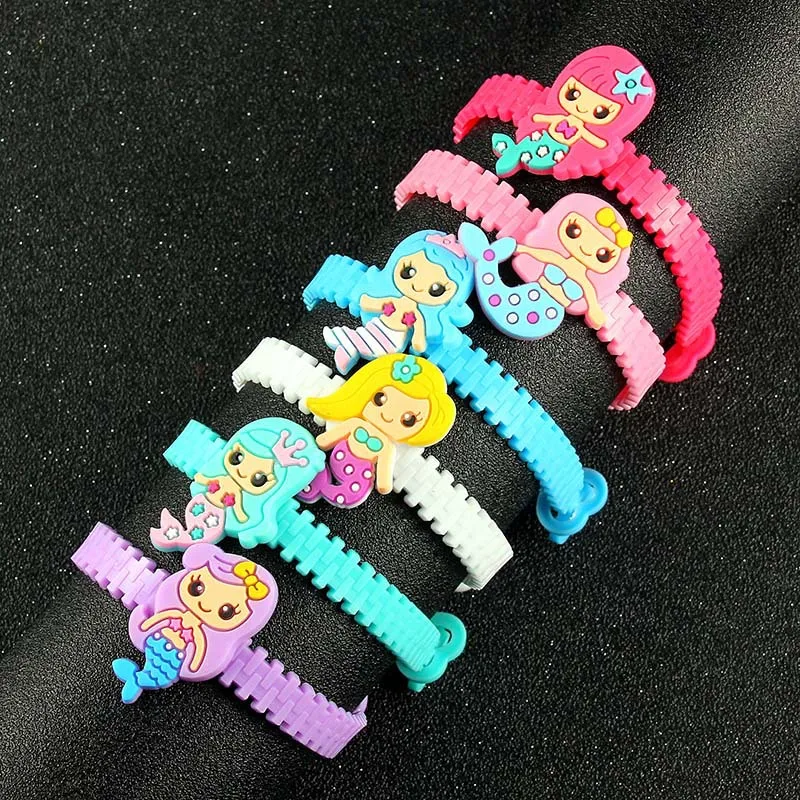 iYOE Flamingo Mermaid Unicorn Bracelet Bangles For Kids Cartoon Lovely Animal Charm Bracelets Wrap PVC Children Birthday Gifts
iYOE Flamingo Mermaid Unicorn Bracelet Bangles For Kids Cartoon Lovely Animal Charm Bracelets Wrap PVC Children Birthday Gifts