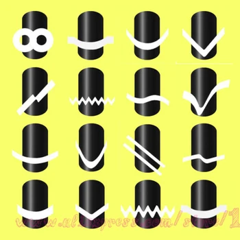 22 Sheets French Nail Tip Guides Stickers Set Strip Nail Art Decoration (Pack of 22)
22 Sheets French Nail Tip Guides Stickers Set Strip Nail Art Decoration (Pack of 22)