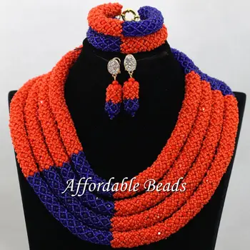 Nigeria Beads Lovely Bridal Jewelry Sets Handmade Style Wholesale Free Shipping NCD191
Nigeria Beads Lovely Bridal Jewelry Sets Handmade Style Wholesale Free Shipping NCD191