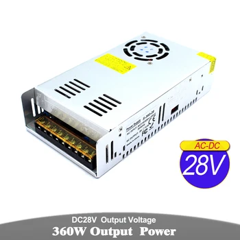 360W 12.9A 28V Switching power supply DC Driver Transformers AC110V 220V TO DC28V SMPS for Led Light CCTV 3D Printer Machinery
360W 12.9A 28V Switching power supply DC Driver Transformers AC110V 220V TO DC28V SMPS for Led Light CCTV 3D Printer Machinery