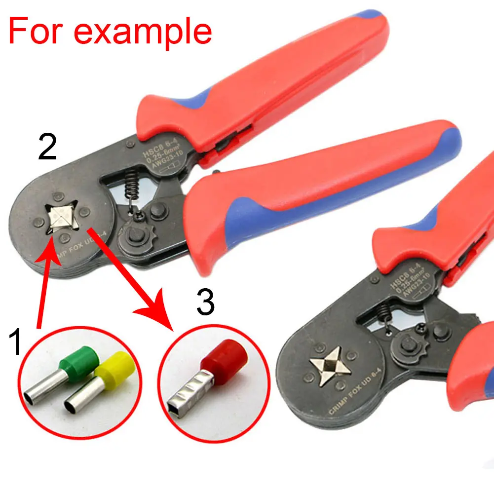 Mini Crimping Tool Ratcheting Crimping Plier Insulated Self-adjustable Multi Tools 0.25-6mm Terminals Ferrules Cutting Plier
Mini Crimping Tool Ratcheting Crimping Plier Insulated Self-adjustable Multi Tools 0.25-6mm Terminals Ferrules Cutting Plier