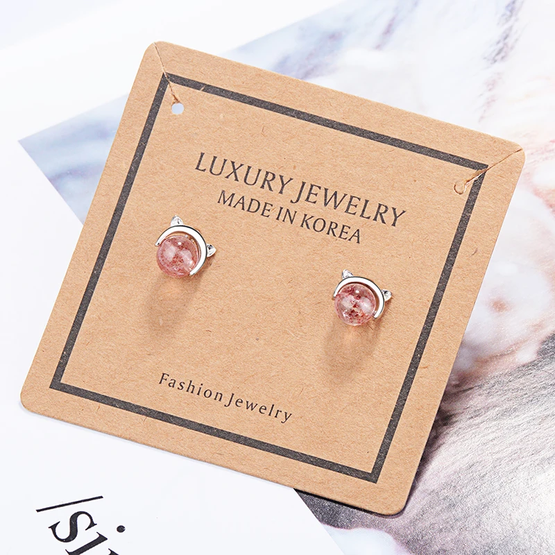 2018 new fashion brand925 silver jewelry crystal stud earrings for women tiny simple Cat ears Stud earrings Christmas gift
2018 new fashion brand925 silver jewelry crystal stud earrings for women tiny simple Cat ears Stud earrings Christmas gift